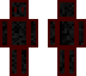 black & dark red