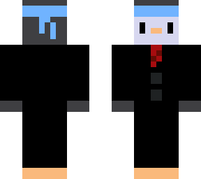blue bandana penguin reverse