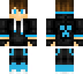 blue creeper gamer boy