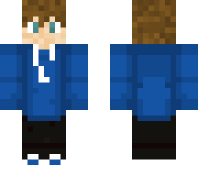 blue hoodie
