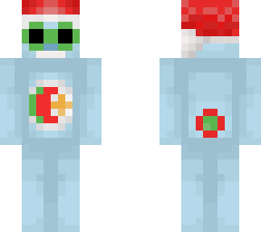 christmas blue care bear with clout goggles