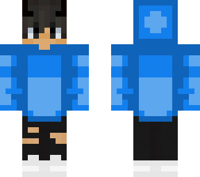 cute blue hoodie