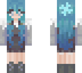 edited snowflake girl