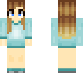 female with sweater