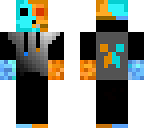 fire ice slime boi clothed