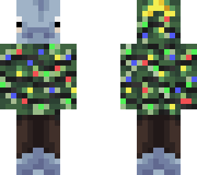 fish in christmas tree hoodie rq