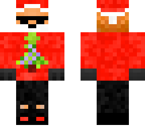 fox with sunglasses christmas