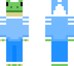 frog in cloths
