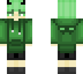green boy (alien ?) skin for my friend!