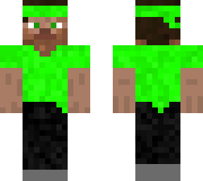 green steve (for people who wanna match in bedwars or sum)