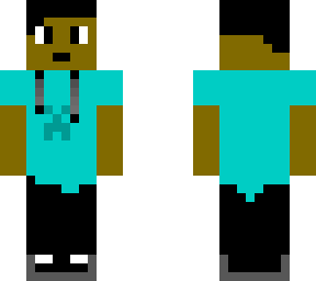 minecraft boy with creeper shirt