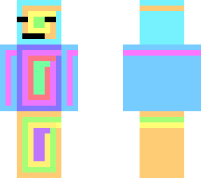 multi-colored man
