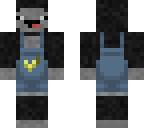 mumkey with overalls
