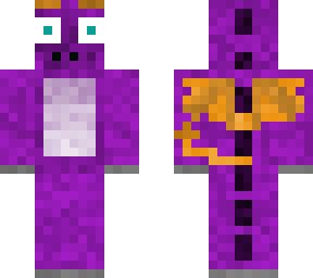 purple and orange dragon