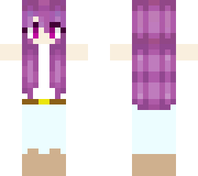 purple and pink hair