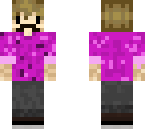 purple ***** with a moustache
