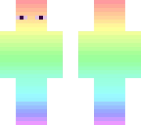 rainbow glowstick enderman