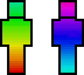 rainbow skin