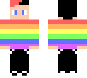 rainbow sweater boy