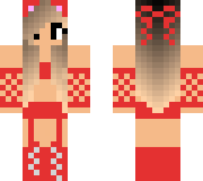 red cat girl
