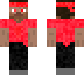 red steve (for people who wanna match in bedwars or sum)