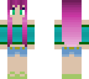 sea side girl with hair blend