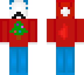 shark but make it christmas time