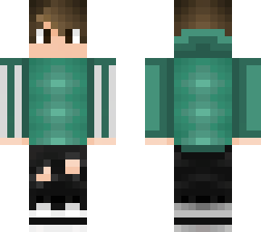 teal hoodie boy