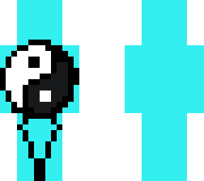 turquoise ying yang