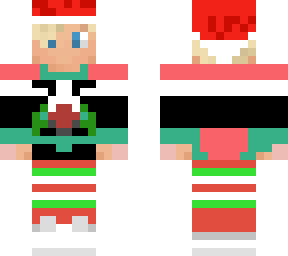ugly christmas sweater (my christmas skin)