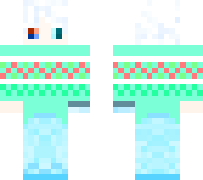 winter uhani in a sweater