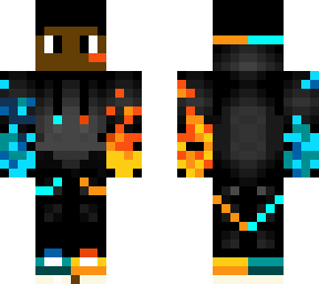 black fire and water boy