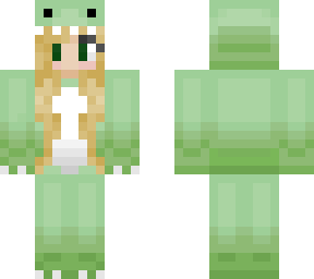 blonde green dino