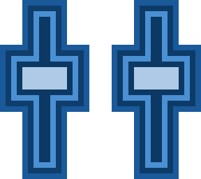 blue, blue and blue