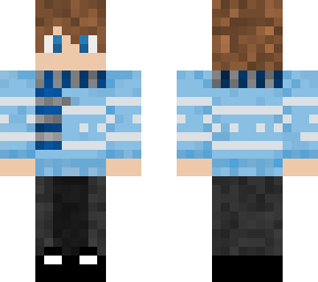 Blue Sweater Boy | Minecraft Skin