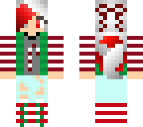 candy cane wolf