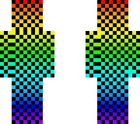 checker rainbow pattern