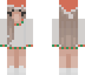 christmas aesthetic girl !