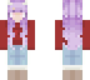christmas purple haired devil