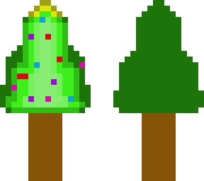 christmas tree with shading (request)