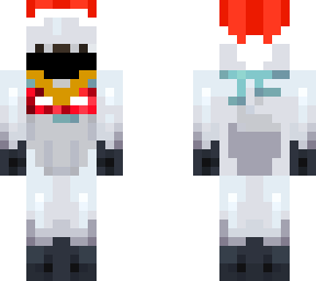 christmas white fox