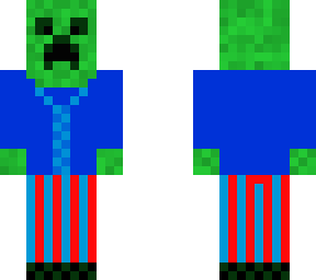 creeper with clothes