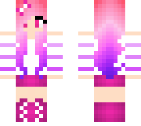 cute pink ombre girl