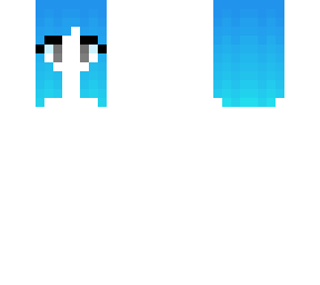 dark blue to light blue hair base