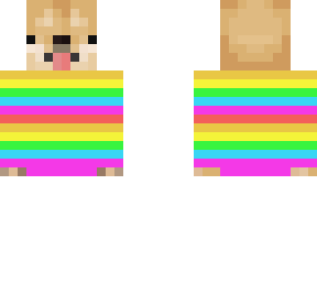 free rainbow sweater doge template make ur own pants