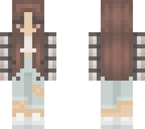 girl brown. hair