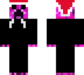 girl creeper with hoodie and christmas hat