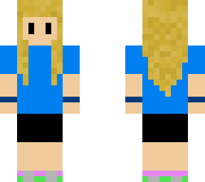 girl in blue