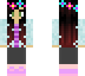 girl with jacket and striped shirt