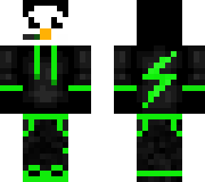 green gamer penguin